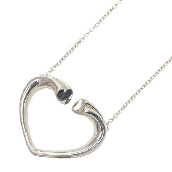 Tiffany & Co. Tenderness Heart Necklace in 925 Sterling Silver for Women. TIF...